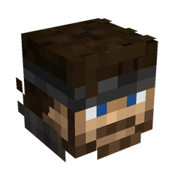 Black skin: head render