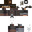 Black skin: raw texture render