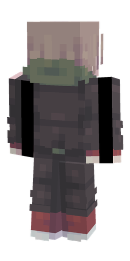 Black skin: body, back render