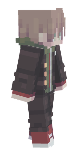 Black skin: body, right side render