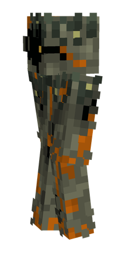 Black skin: body, left side render