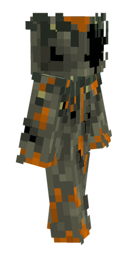 Black skin: body, right side render