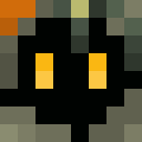 Black skin: face render
