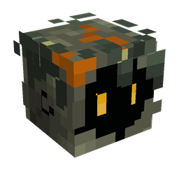 Black skin: head render