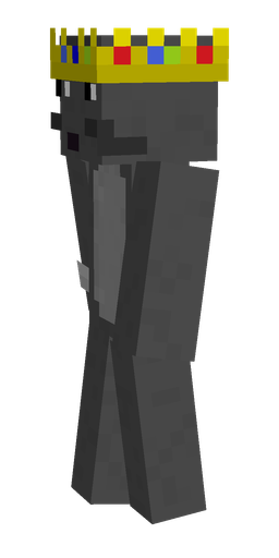 Black skin: body, left side render