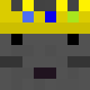 Black skin: face render