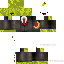 Black skin: raw texture render