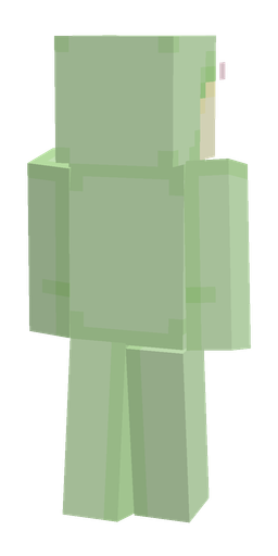 Green skin: body, back render
