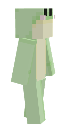 Green skin: body, right side render