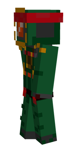 Black skin: body, left side render