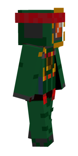 Black skin: body, right side render