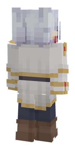 Blue skin: body, back render