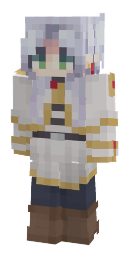 Blue skin: body, front render