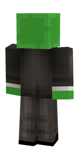 Black skin: body, back render