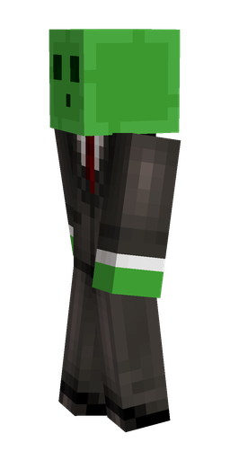 Black skin: body, left side render
