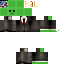 Black skin: raw texture render