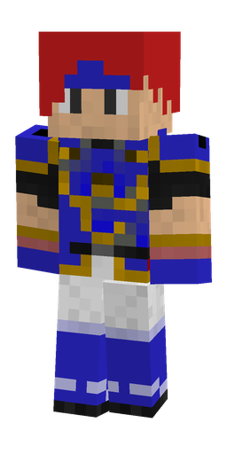 Blue skin: body, front render
