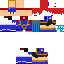 Blue skin: raw texture render