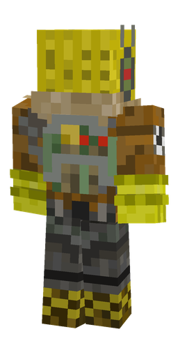 Brown skin: body, back render