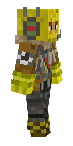 Brown skin: body, right side render