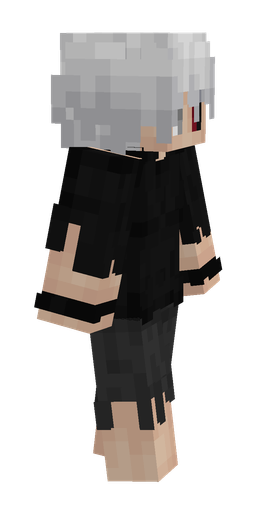 Black skin: body, right side render