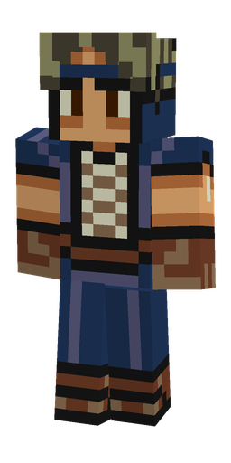 Black skin: body, front render