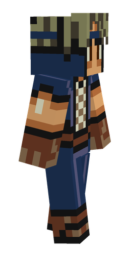 Black skin: body, right side render