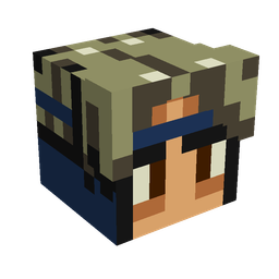 Black skin: head render