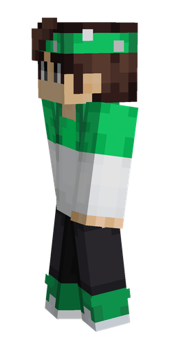 Black skin: body, left side render