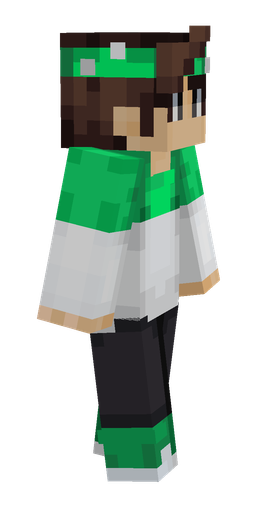 Black skin: body, right side render