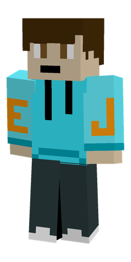 Blue skin: body, front render