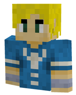 Blue skin: bust render