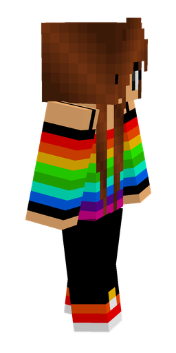 Black skin: body, right side render