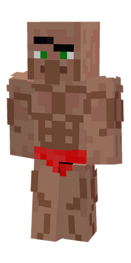 Brown skin: body, front render