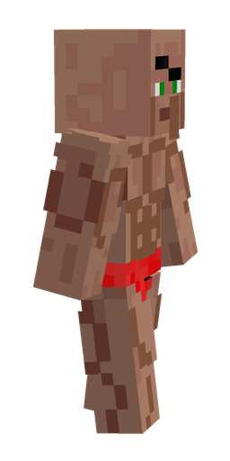 Brown skin: body, right side render
