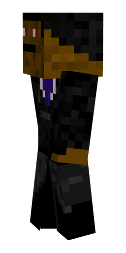 Black skin: body, left side render