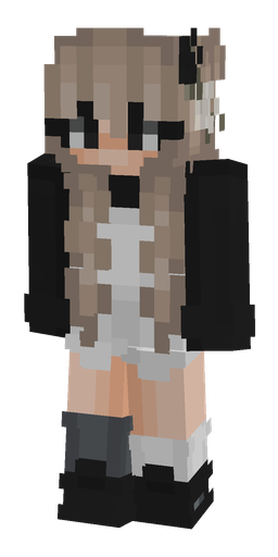 Black skin: body, front render