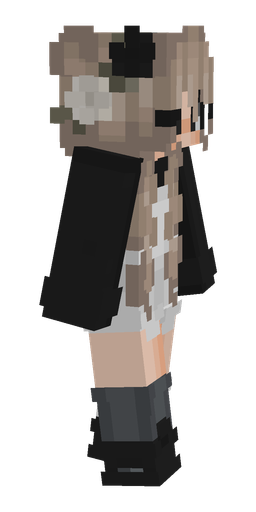 Black skin: body, right side render
