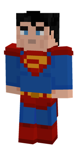 Blue skin: body, front render