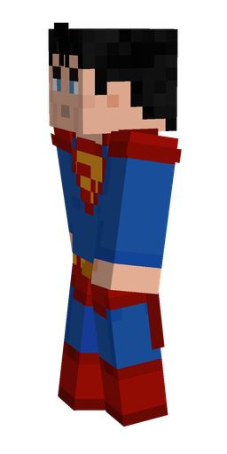Blue skin: body, left side render