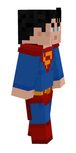 Blue skin: body, right side render