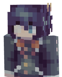 Blue skin: bust render