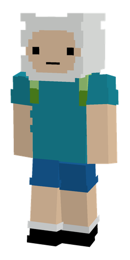 Blue skin: body, front render