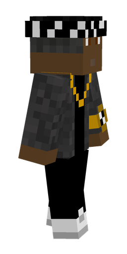 Black skin: body, right side render