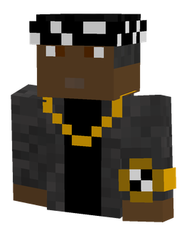 Black skin: bust render