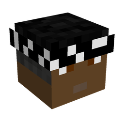 Black skin: head render