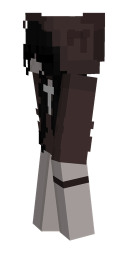 Black skin: body, left side render