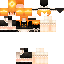 Black skin: raw texture render