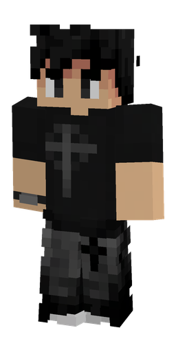 Black skin: body, front render