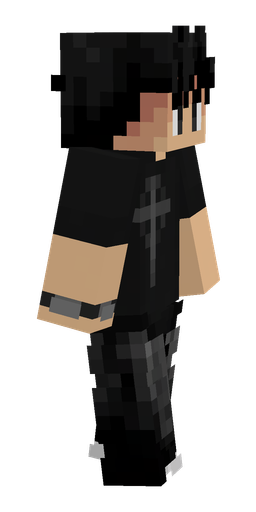 Black skin: body, right side render